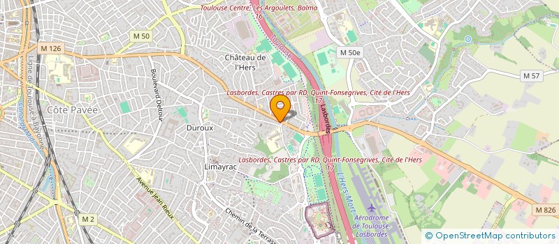 localisation de l'entreprise MONSIEUR HUU PHAM  TOULOUSE