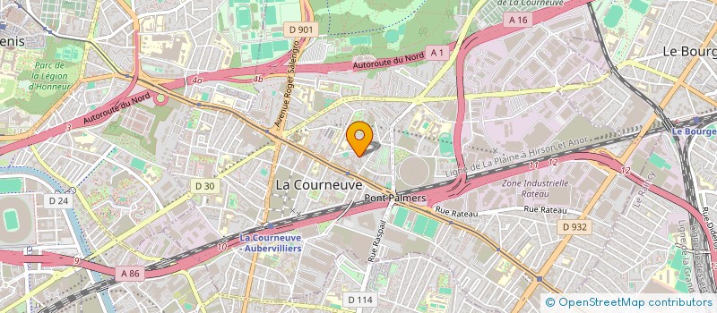 localisation de l'entreprise MONSIEUR HUU PHUOC TRAN à LA COURNEUVE