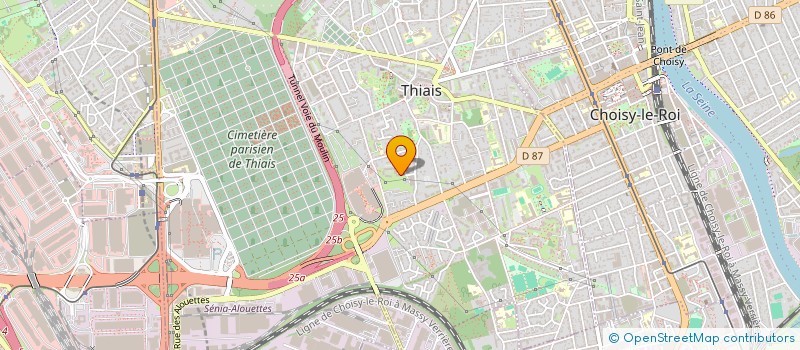 localisation de l'entreprise MONSIEUR HUU SANG VU  THIAIS