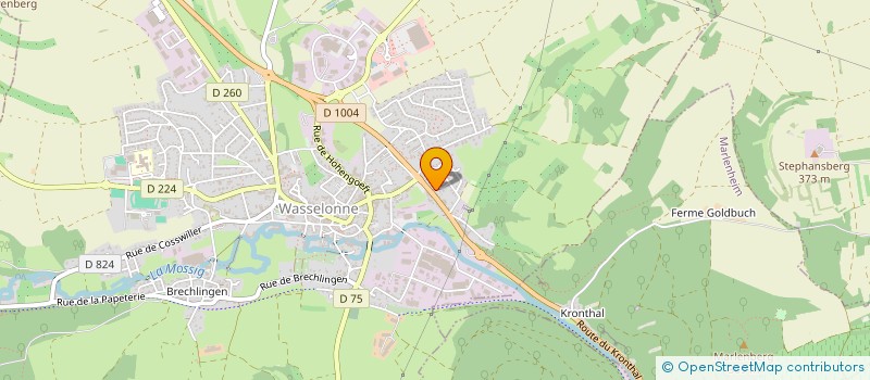 localisation de l'entreprise MONSIEUR HUU TRAN  WASSELONNE