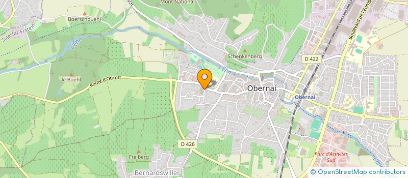 localisation de l'entreprise MONSIEUR HUY-MING BANCHONGPHANITH  OBERNAI