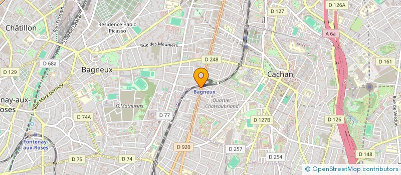 localisation de l'entreprise MONSIEUR HUY NGUYEN à BAGNEUX