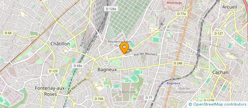localisation de l'entreprise MONSIEUR HVALENKA CARRARA à BAGNEUX