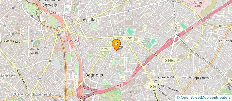 localisation de l'entreprise MONSIEUR HWANGYONG JUNG à BAGNOLET
