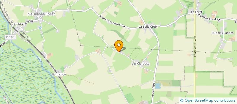 localisation de l'entreprise MONSIEUR HYACINTHE LEFRANCOIS  ISIGNY-SUR-MER