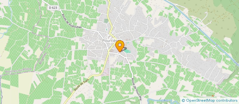 localisation de l'entreprise MONSIEUR HYACINTHE MORANDIN à POURRIERES