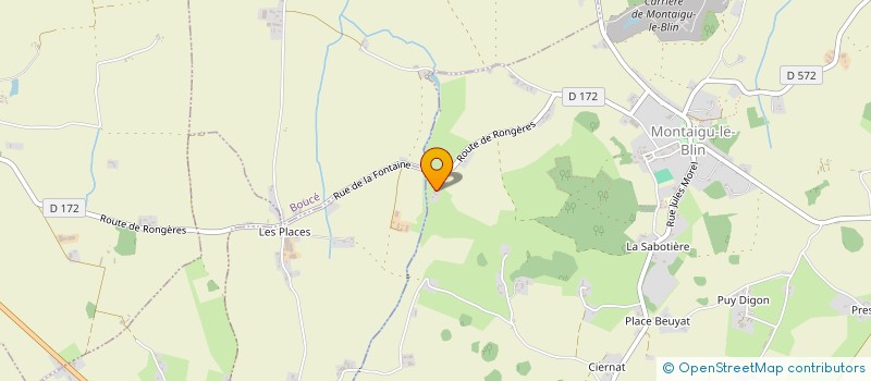 localisation de l'entreprise MONSIEUR HYACINTHE PAVLIDES  MONTAIGU-LE-BLIN