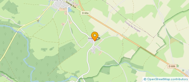 localisation de l'entreprise MONSIEUR HYACINTHE REISCH  CUSSY-LES-FORGES