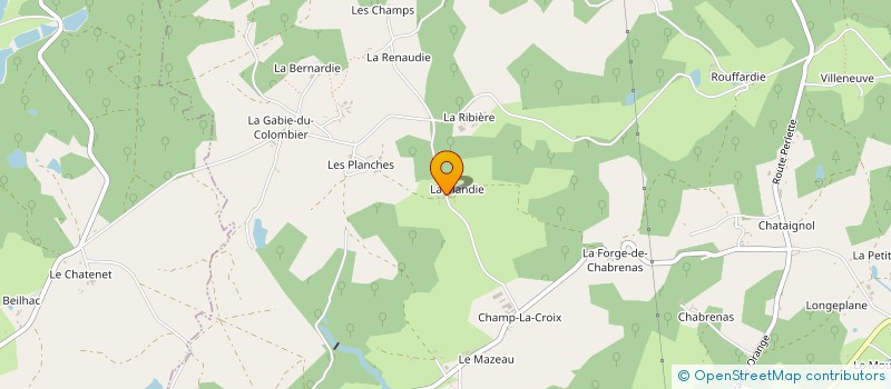 localisation de l'entreprise MONSIEUR HYACINTHE TATERODE à MEUZAC
