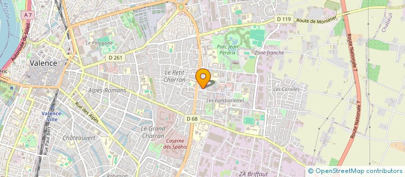 localisation de l'entreprise MONSIEUR HYCHAM RABAH-BELHAOUARI à VALENCE
