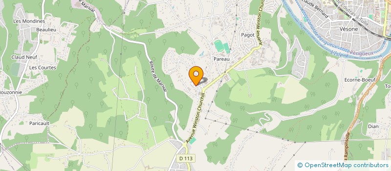 localisation de l'entreprise MONSIEUR HYCHEM KHINECHE  COULOUNIEIX-CHAMIERS