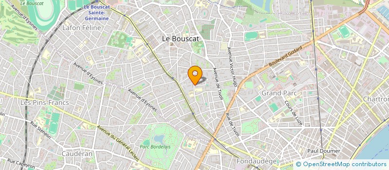 localisation de l'entreprise MONSIEUR HYKE-EVAN EDOUKOU-TCHI  LE BOUSCAT