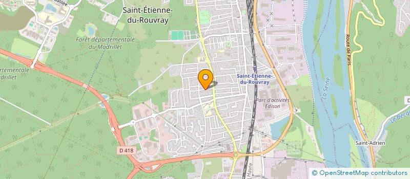 localisation de l'entreprise MONSIEUR HYLAN KALA  SAINT-ETIENNE-DU-ROUVRAY