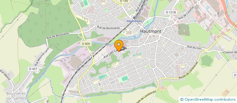 localisation de l'entreprise MONSIEUR HYLAN LETTIFI  HAUTMONT