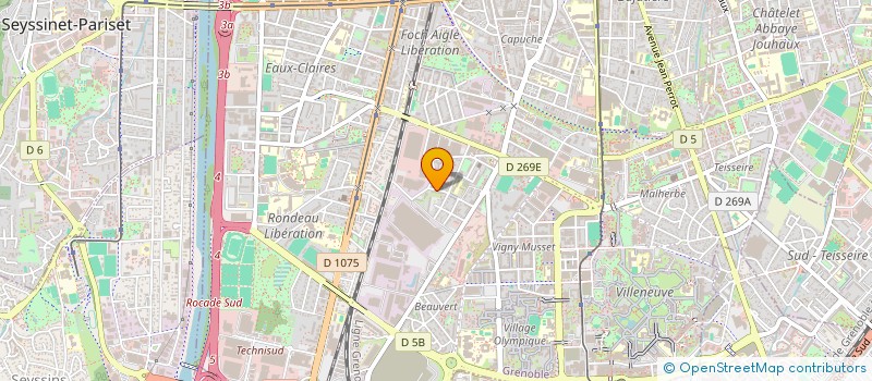 localisation de l'entreprise MONSIEUR HYLIES BELBECHE  GRENOBLE