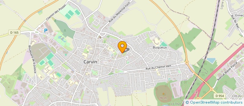 localisation de l'entreprise MONSIEUR HYLYESS BOUZAIB  CARVIN