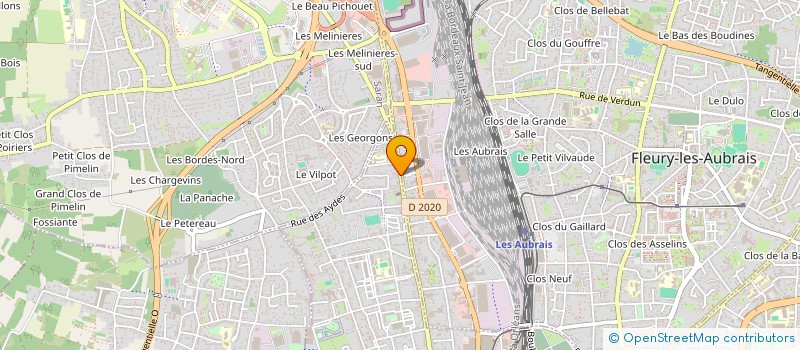 localisation de l'entreprise MONSIEUR HYPPOLITE MERCIER  ORLEANS