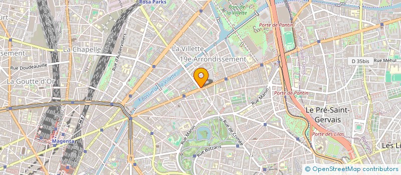 localisation de l'entreprise MONSIEUR HYUN JIN CHOI  PARIS