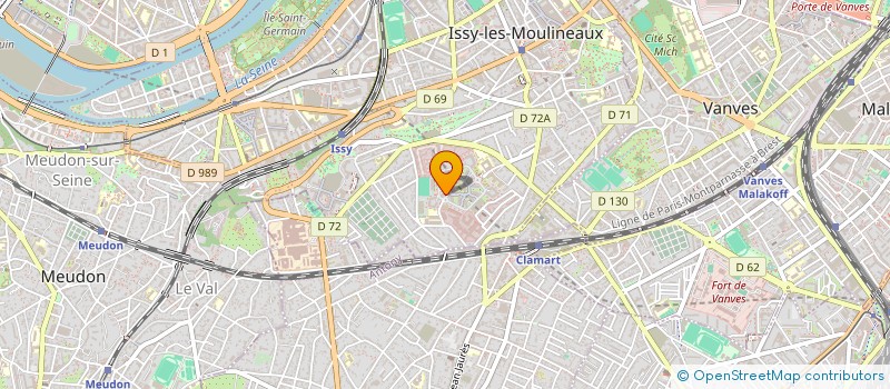 localisation de l'entreprise MONSIEUR HYUN WU KIM à ISSY-LES-MOULINEAUX