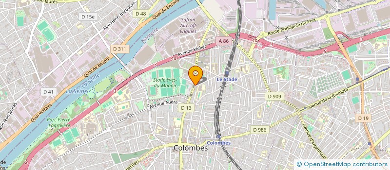 localisation de l'entreprise MONSIEUR HYUNGJIN SEO  COLOMBES