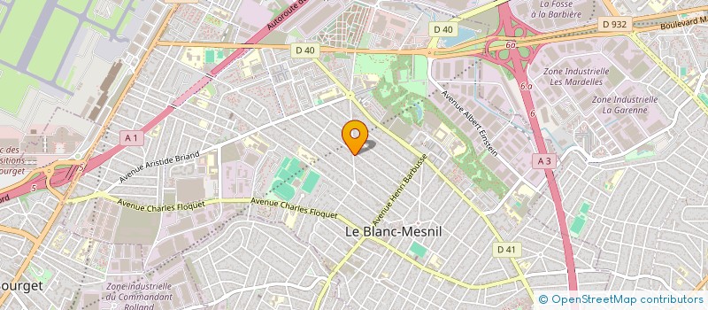 localisation de l'entreprise MONSIEUR IACOB FLORIN MICULAS à LE BLANC-MESNIL