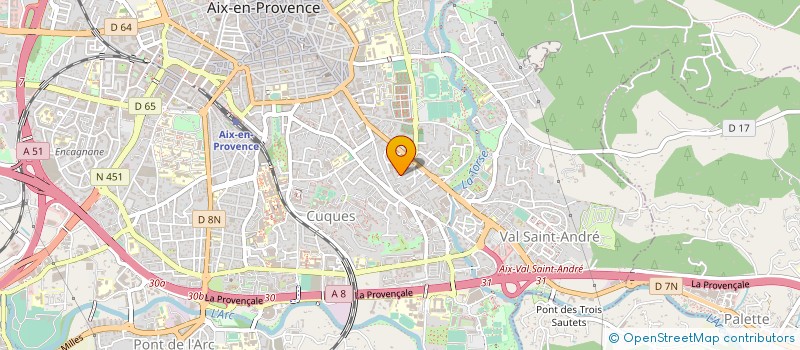 localisation de l'entreprise MONSIEUR IACOB MADACI à AIX-EN-PROVENCE