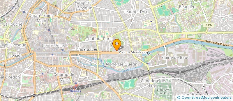 localisation de l'entreprise MONSIEUR IACOV KORBEI  RENNES