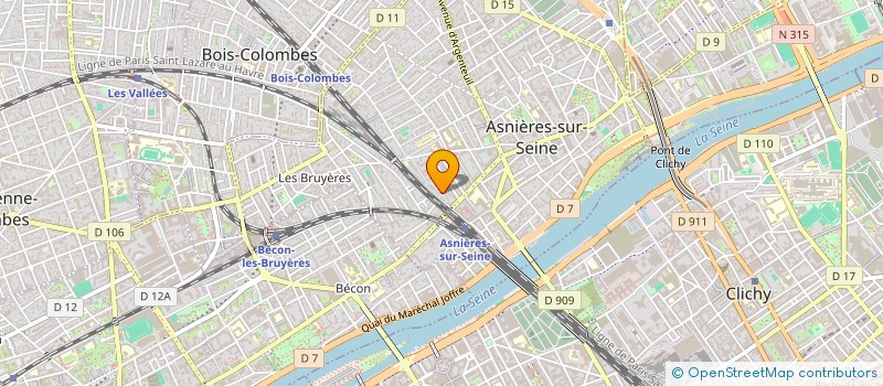 localisation de l'entreprise MONSIEUR IAGO DA SILVA MIRANDA  ASNIERES-SUR-SEINE