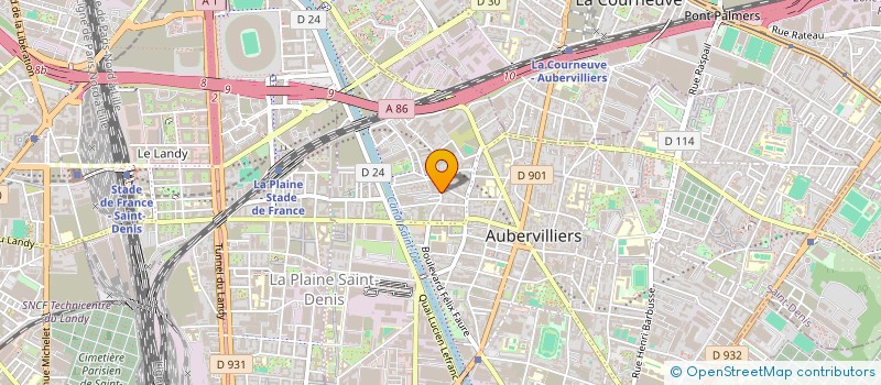 localisation de l'entreprise MONSIEUR IAGO GAVIRIA  AUBERVILLIERS