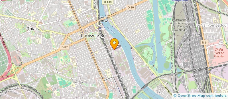 localisation de l'entreprise MONSIEUR IAGO GEORGY à CHOISY-LE-ROI