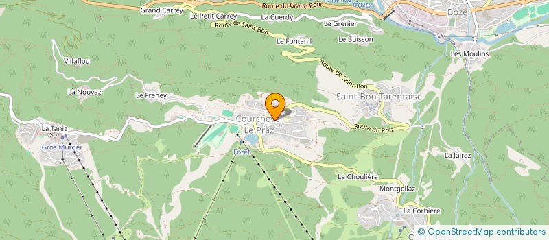 localisation de l'entreprise MONSIEUR IAIN IAIN FLEMING à COURCHEVEL