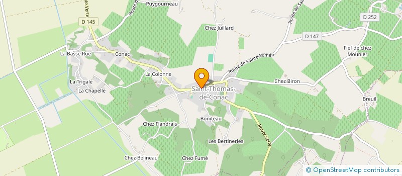 localisation de l'entreprise MONSIEUR IAIN MENNELL  SAINT-THOMAS-DE-CONAC