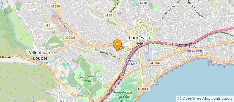 localisation de l'entreprise MONSIEUR IAKOB TSISKADZE  CAGNES-SUR-MER