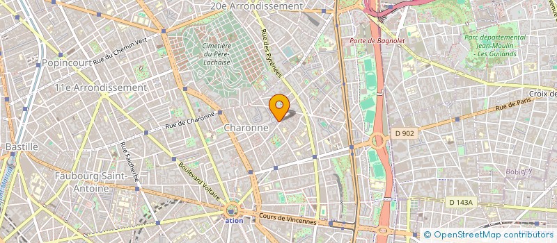 localisation de l'entreprise MONSIEUR IAMINE MIMOUN  PARIS