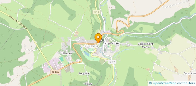 localisation de l'entreprise MONSIEUR IAN AUSTIN  LOZE