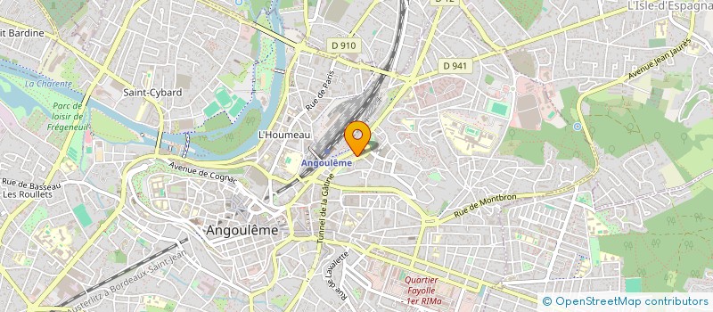 localisation de l'entreprise MONSIEUR IAN BAKER à ANGOULEME