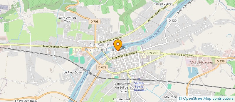 localisation de l'entreprise MONSIEUR IAN DAVIES  SAINTE-FOY-LA-GRANDE