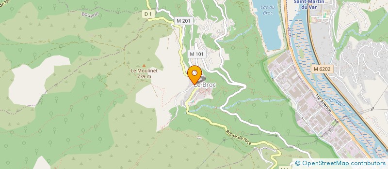 localisation de l'entreprise MONSIEUR IAN DER BOVEN  LE BROC