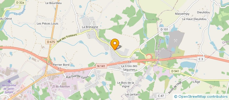 localisation de l'entreprise MONSIEUR IAN DUNN à SAINT JUNIEN