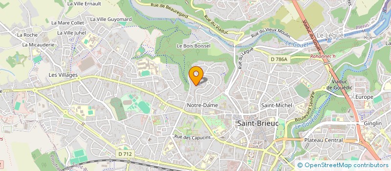 localisation de l'entreprise MONSIEUR IAN DURAND--BROCHEC à SAINT-BRIEUC