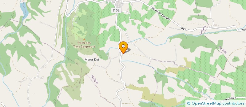 localisation de l'entreprise MONSIEUR IAN FRENCH  LA COURTETE