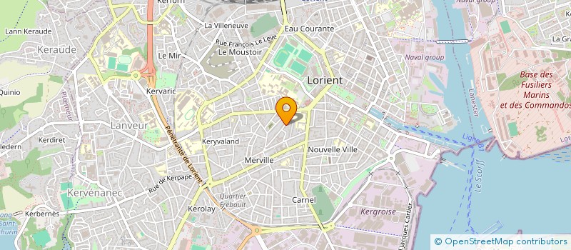 localisation de l'entreprise MONSIEUR IAN GORDON à LORIENT