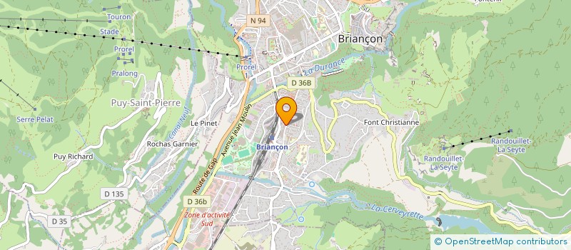 localisation de l'entreprise MONSIEUR IAN GUIONNET  BRIANCON