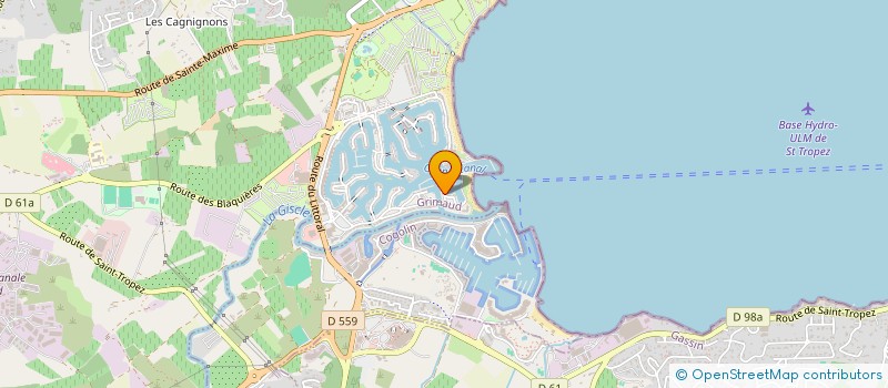 localisation de l'entreprise MONSIEUR IAN HOLLISTER  GRIMAUD