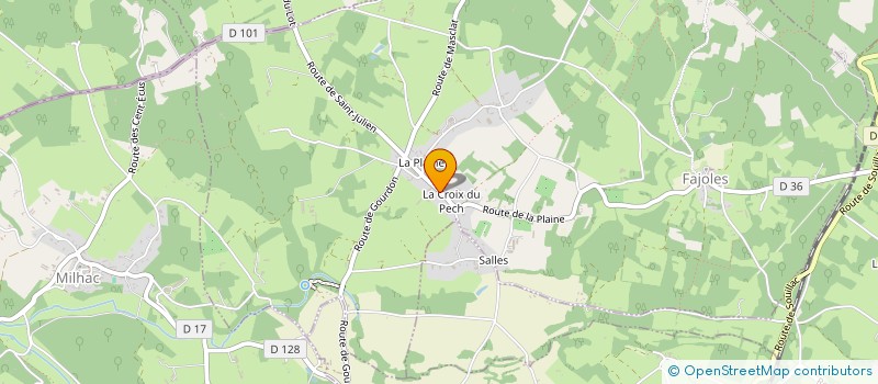 localisation de l'entreprise MONSIEUR IAN LITTLEFIELD  FAJOLES