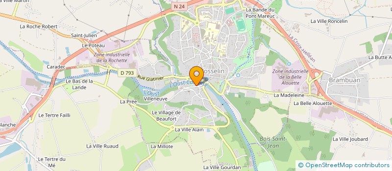 localisation de l'entreprise MONSIEUR IAN MCNINCH à JOSSELIN