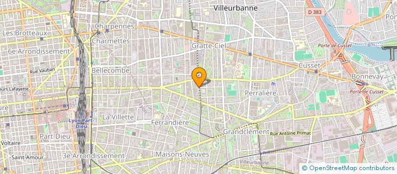 localisation de l'entreprise MONSIEUR IAN OTANDO  VILLEURBANNE