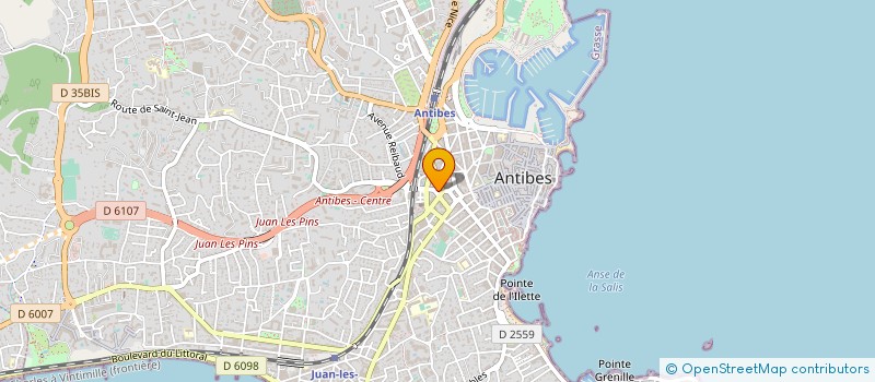 localisation de l'entreprise MONSIEUR IAN RISPIN  ANTIBES