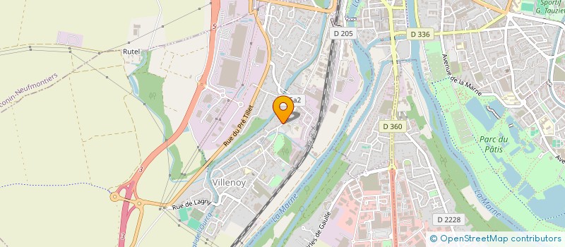 localisation de l'entreprise MONSIEUR IAN ROTH  VILLENOY