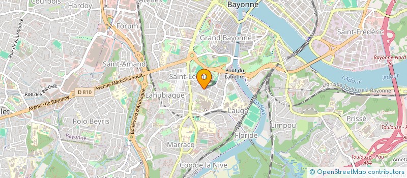 localisation de l'entreprise MONSIEUR IAN SEYNAVE  BAYONNE